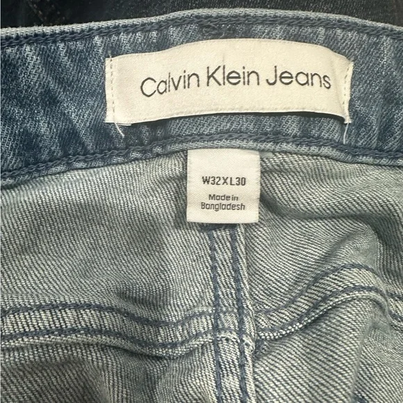 🔵 Calvin Klein Slim Jeans – W32 L30 – Classic Blue Fade - Picture 3 of 10